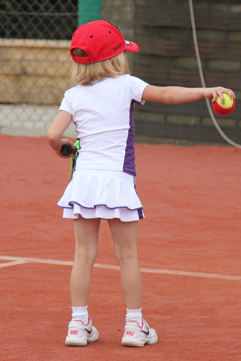 Dominika Tennis Outfit White by Zoe Alexander UK Junior Tennis Apparel