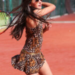 animal print jaguar tennis dress zoe alexander