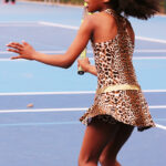 animal print tennis dress leopard by zoe alexander