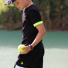junior tennis apparel black by zoe alexander
