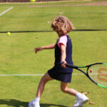 navy pink raglan tennis top a line skirt isabella zoe alexander