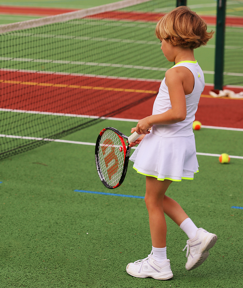 Girls White Tennis Dress Karolina Junior Tennis Apparel Zoe Alexander