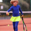 cobalt blue girls tennis leggings zoe alexander