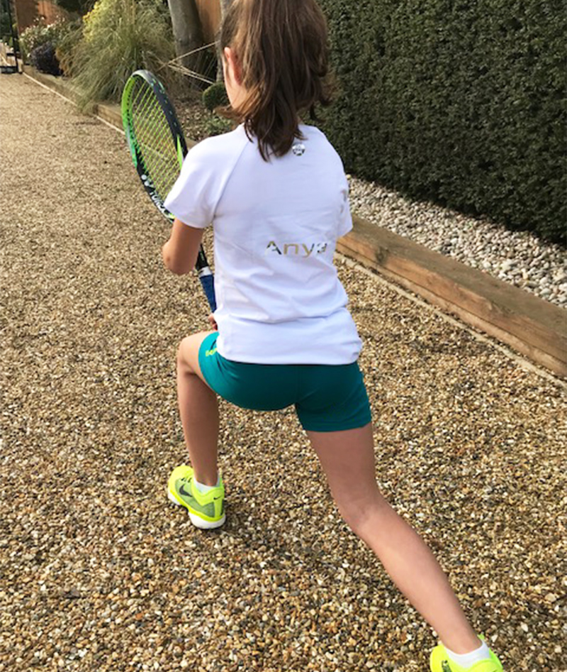 Girls Cotton Tennis Shorts Ball Pocket by Zoe Alexander UK