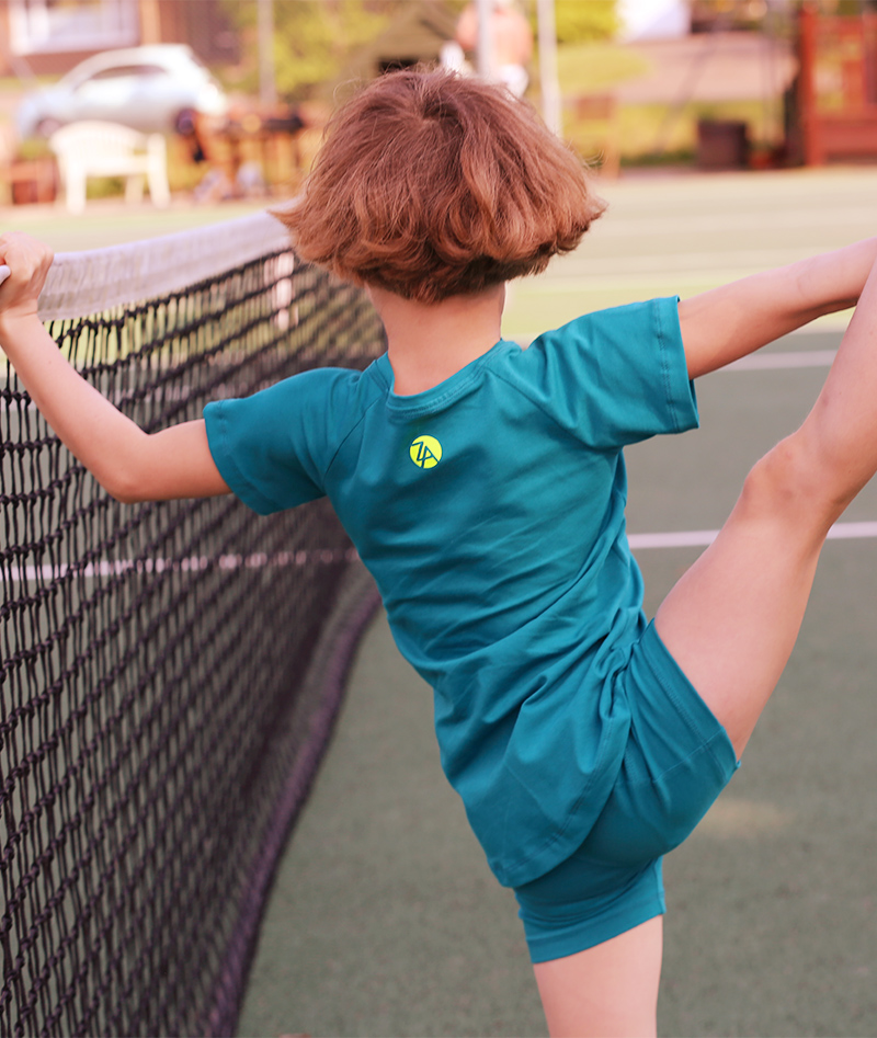 Girls Cotton Tennis Shorts Ball Pocket by Zoe Alexander UK