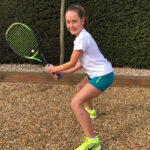 tennis t shirt raglan and ball pocket shorts zoe alexander