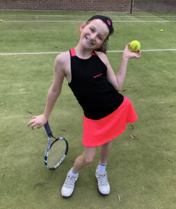 girls headband tennis neon dress Zoe Alexander uk za