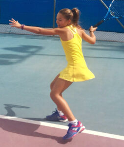 sunshine yellow us open girls tennis dress zoe alexander