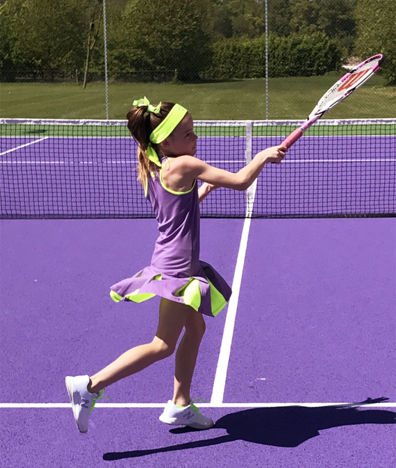 Victoria Tennis Dress Girls Tennis Clothing by Zoe Alexander UK