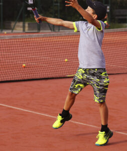 grey yellow neon camo tennis kit boys zoe alexander uk