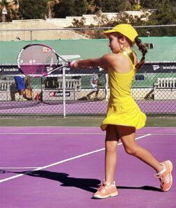 girls tennis dress sunshine US OPEN Zoe Alexander UK