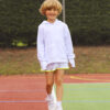 white tennis clothes hoodie dresses Zoe Alexander uk usa