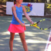 girls tennis dress racerback blue pink tennis dress for girls zoe alexander gigina