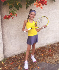 tennis clothes girls Zoe Alexander uk za France