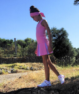 dress girl tennis pink Zoe Alexander uk za Brianna