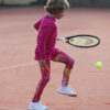 pink print tennis leggings for girls Simona Zoe Alexander