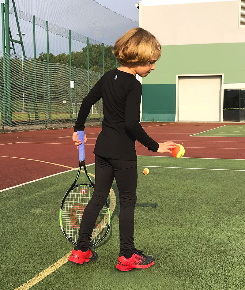 tennis capris with ball pocket