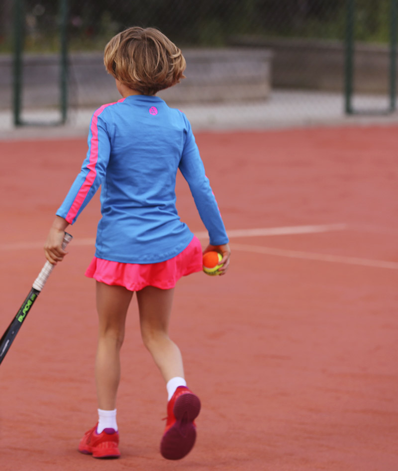 Girls Tennis Training Top Gigina Long Sleeve Tennis Top Zoe Alexander