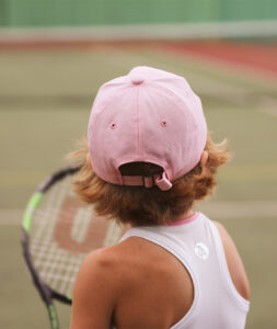 pink tennis cap zoe alexander