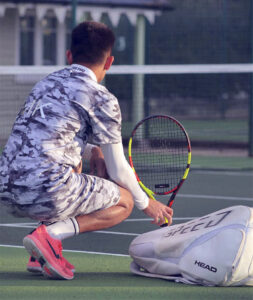 grey camo winter tennis top for boys zoe alexander