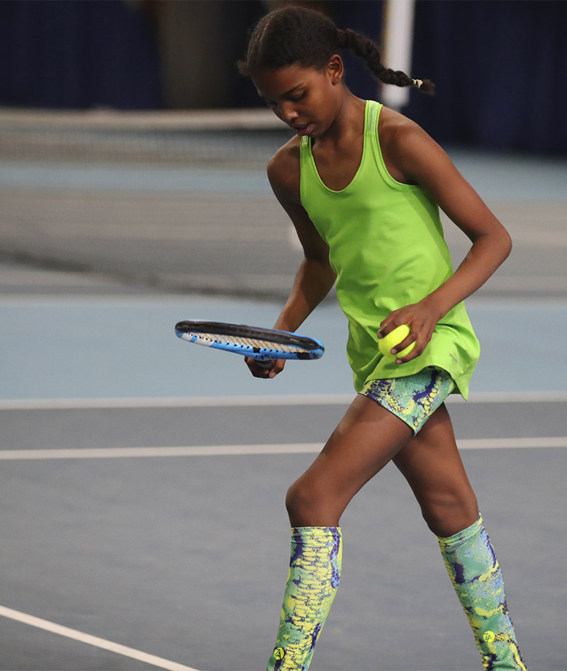 green tennis tank top for girls Zoe Alexander