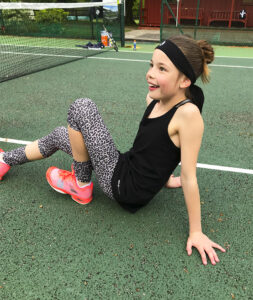 girls leopard tennis capri pants cropped leggings by zoe alexander uk
