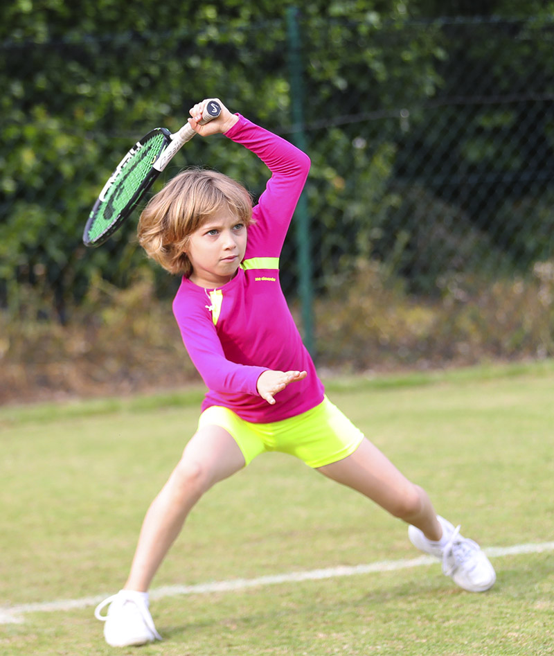 Girls Tennis Shorts Performance Neon jessica training top zoe alexander uk