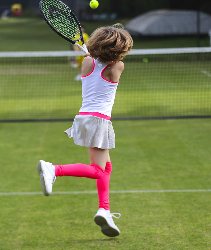 Girls Tennis Dress Bella Junior Racerback Tennis Zoe Alexander UK