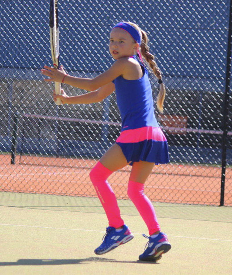 Girls Tennis Dress Dayana Junior Racerback Tennis Zoe Alexander UK
