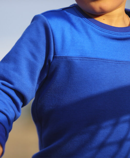 cool blue tennis sweatshirt top zoe alexander uk