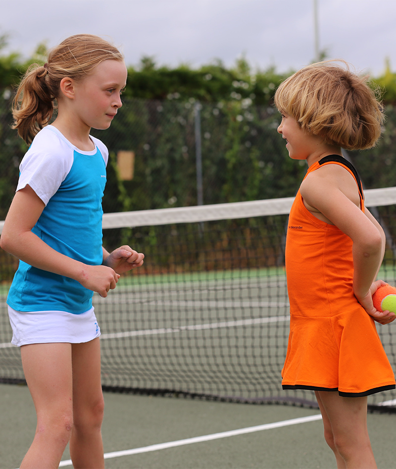 za logo zoe alexander kids tennis clothes brand