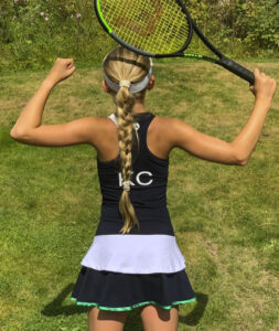 tine navy girls tennis dress Zoe Alexander uk