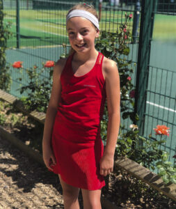 strawberry red tennis dress zoe alexander uk