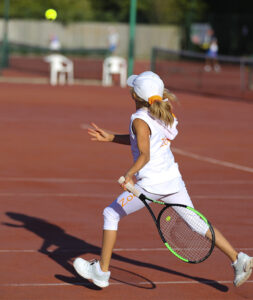 white sleevelss girls tennis hoodie tropicana zoe alexander uk