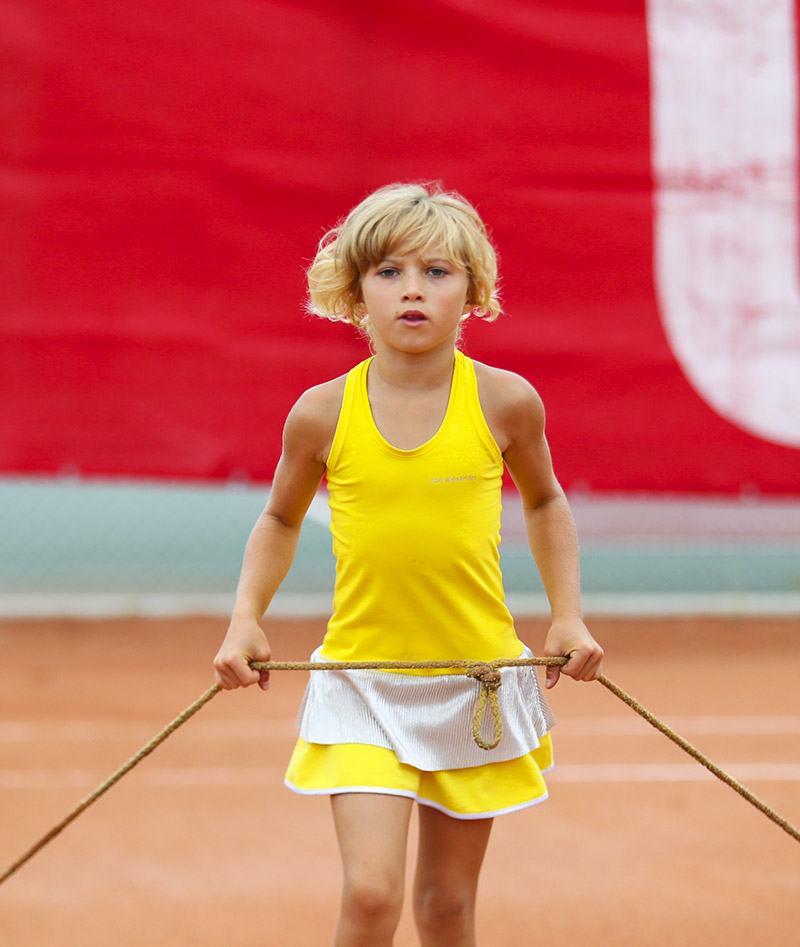 lemon yellow girls tennis dress zoe alexander uk