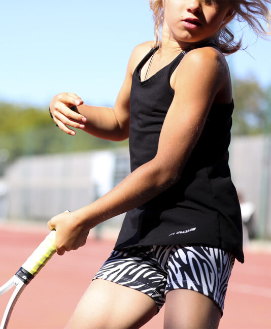 girls tennis shorts performance zebra zoe alexander uk