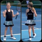 mylie in judy black girls tennis dress by zoe alexander