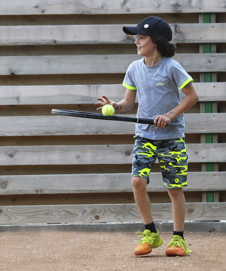Boys Tennis Outfit Neon Camo Zoe Alexander