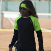 katya long sleeve raglan top for girls tennis by zoe alexander