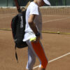 tropicana white girls tennis capri leggings with ball pocket by zoe alexander
