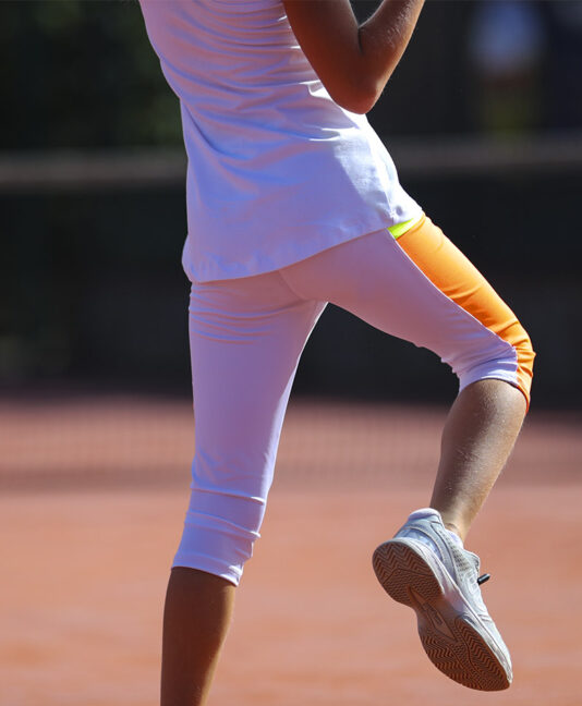 Girls Tennis Leggings Capri Pants Shorts