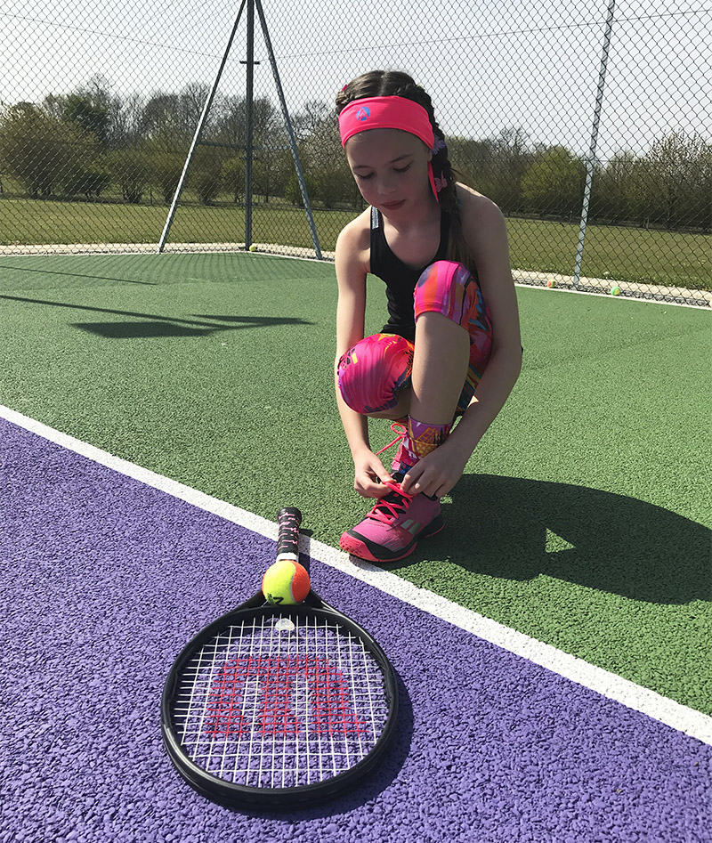 long tennis leggings with ball pocket - Zoe Alexander