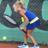 blue yellow dayana girls tennis dress