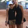 leanne black leopard girls tennis dress animal print
