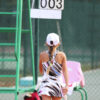 white pink splash girls tennis dress