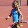 aqua simona print girls tennis dress