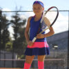 blue pink girls tennis dress sophia