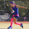blue pink sophia girls tennis dress