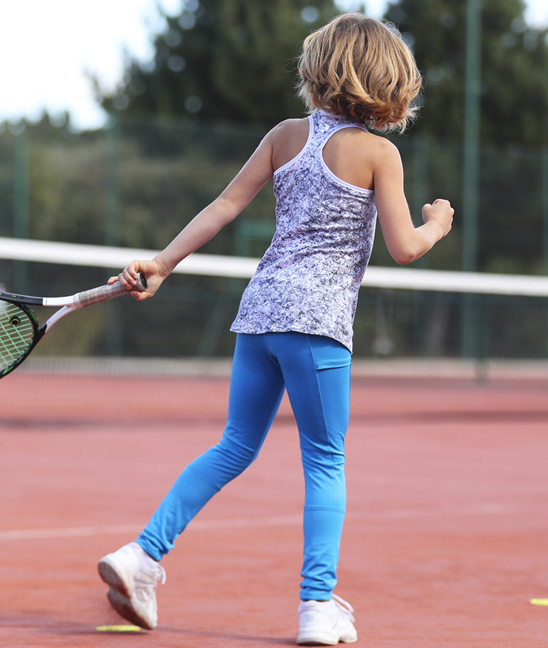 Girls Tennis Leggings Fleece Lined Virginia - Zoe Alexander