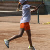 neon orange girls tennis ball shorts zoe alexander